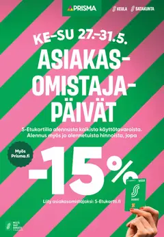 Kaupan Prisma Prisma tarjoukset - Esite esikatselu, voimassa 27/05/2026