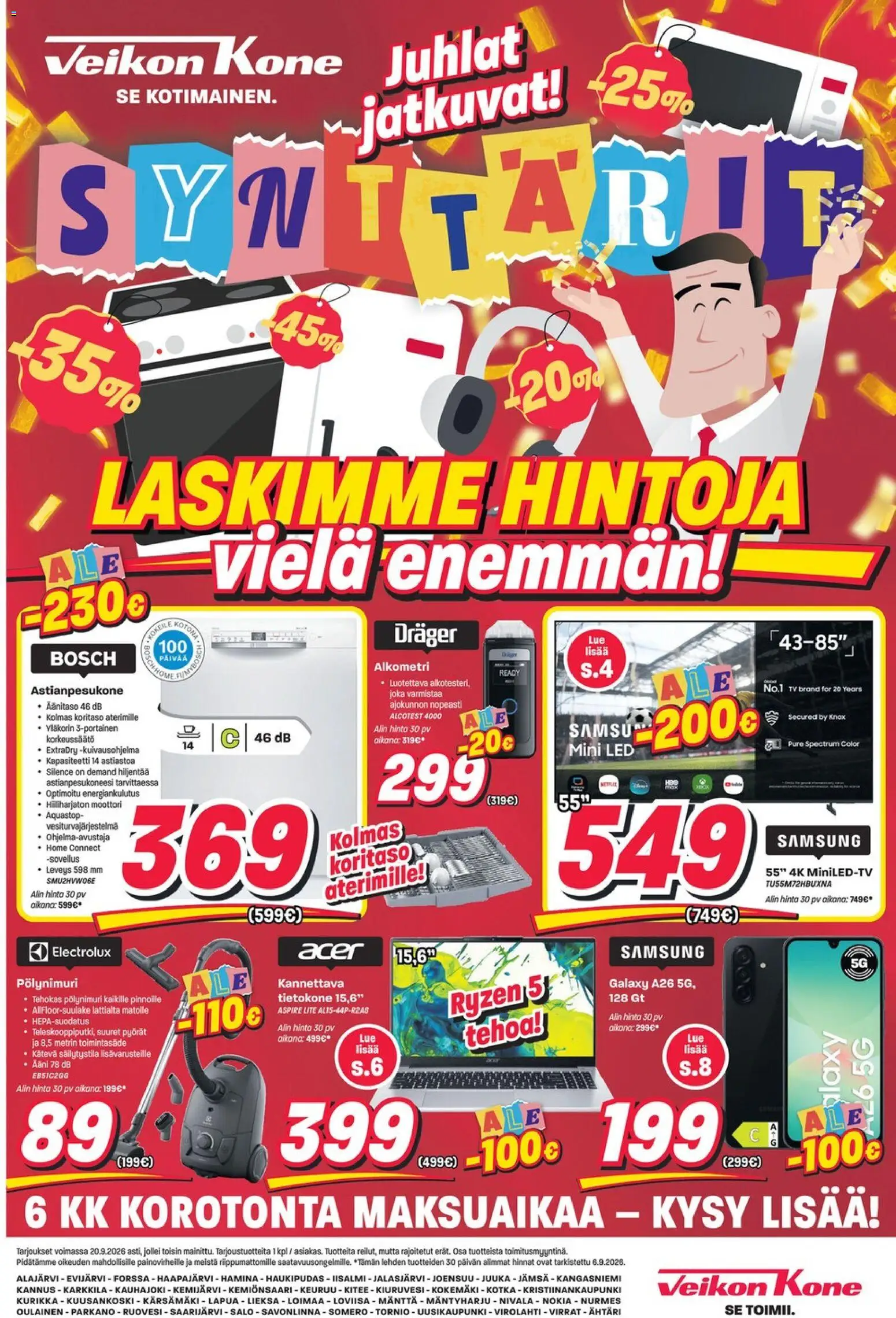 Kaupan Veikon Kone Veikon Kone tarjoukset esikatselu, voimassa 07/09/2026