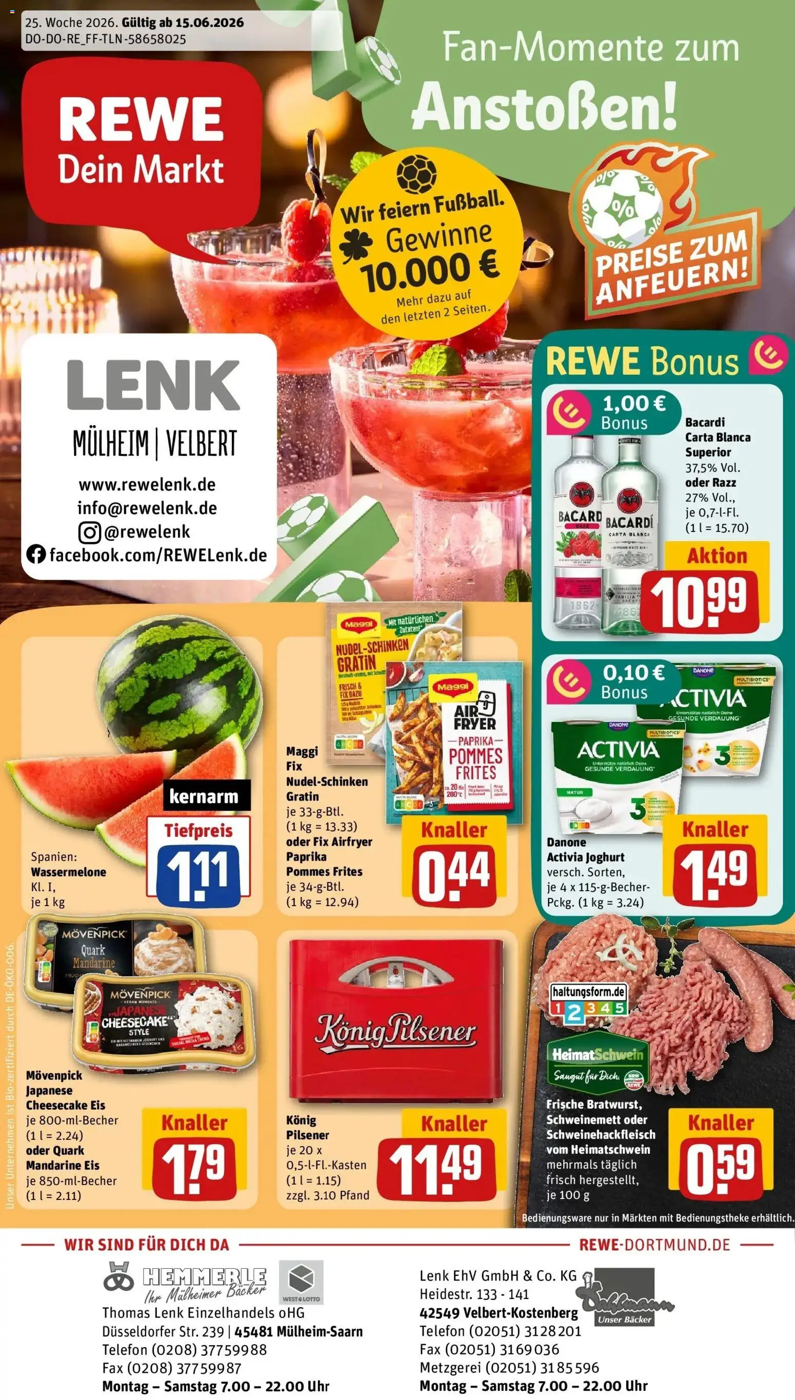 Vorschau von dem Prospekt des Geschäftes Rewe, gültig ab dem 14.06.2026