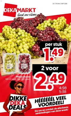 Voorbeeld van Dekamarkt folder van winkel Dekamarkt geldig vanaf 01-09-2026