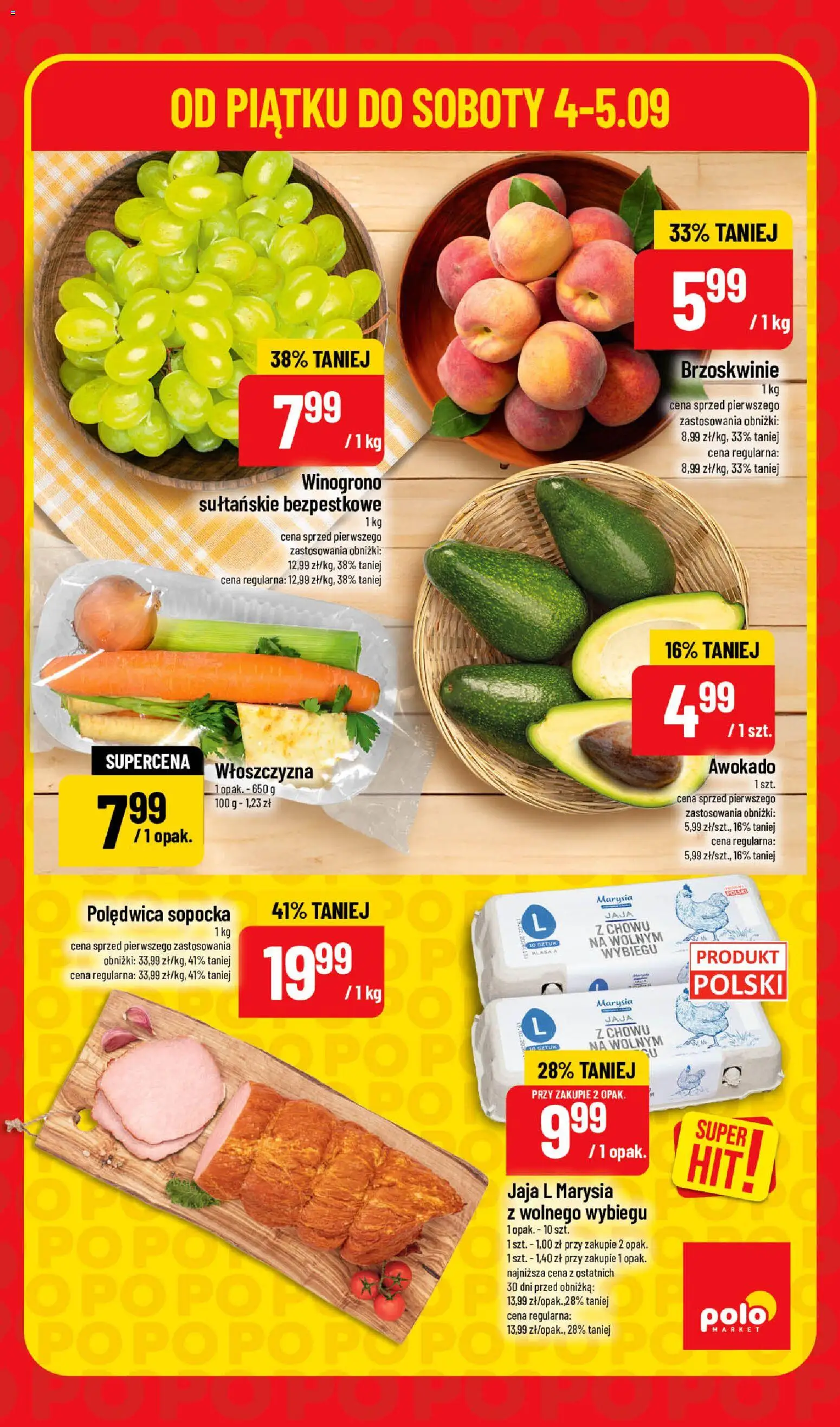 Pogląd gazetki "POLOmarket gazetka - Super Hity" ze sklepu POLOmarket ważnej od 04.09.2026