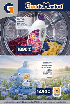 Goods Market - Goods Market akciós újság megtekintése, amely érvényes 2026.09.17.-től