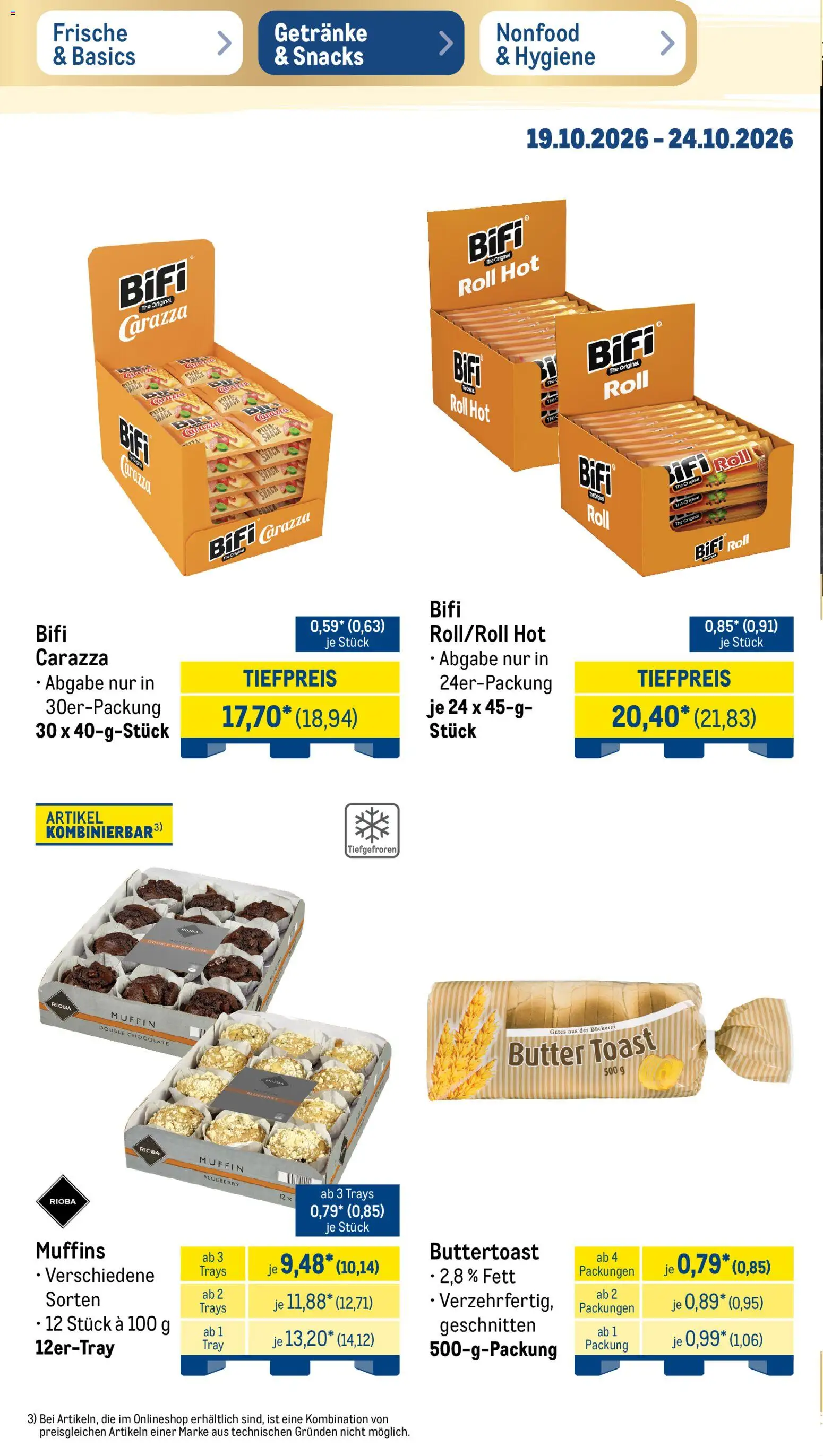 Vorschau von dem Prospekt des Geschäftes Metro, gültig ab dem 19.10.2026 - Küche, Fleisch