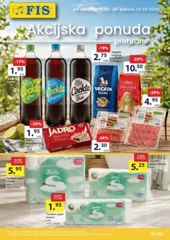 Pregled letka FIS Akcija prehrane trgovine FIS vrijedi od 16.08.2026