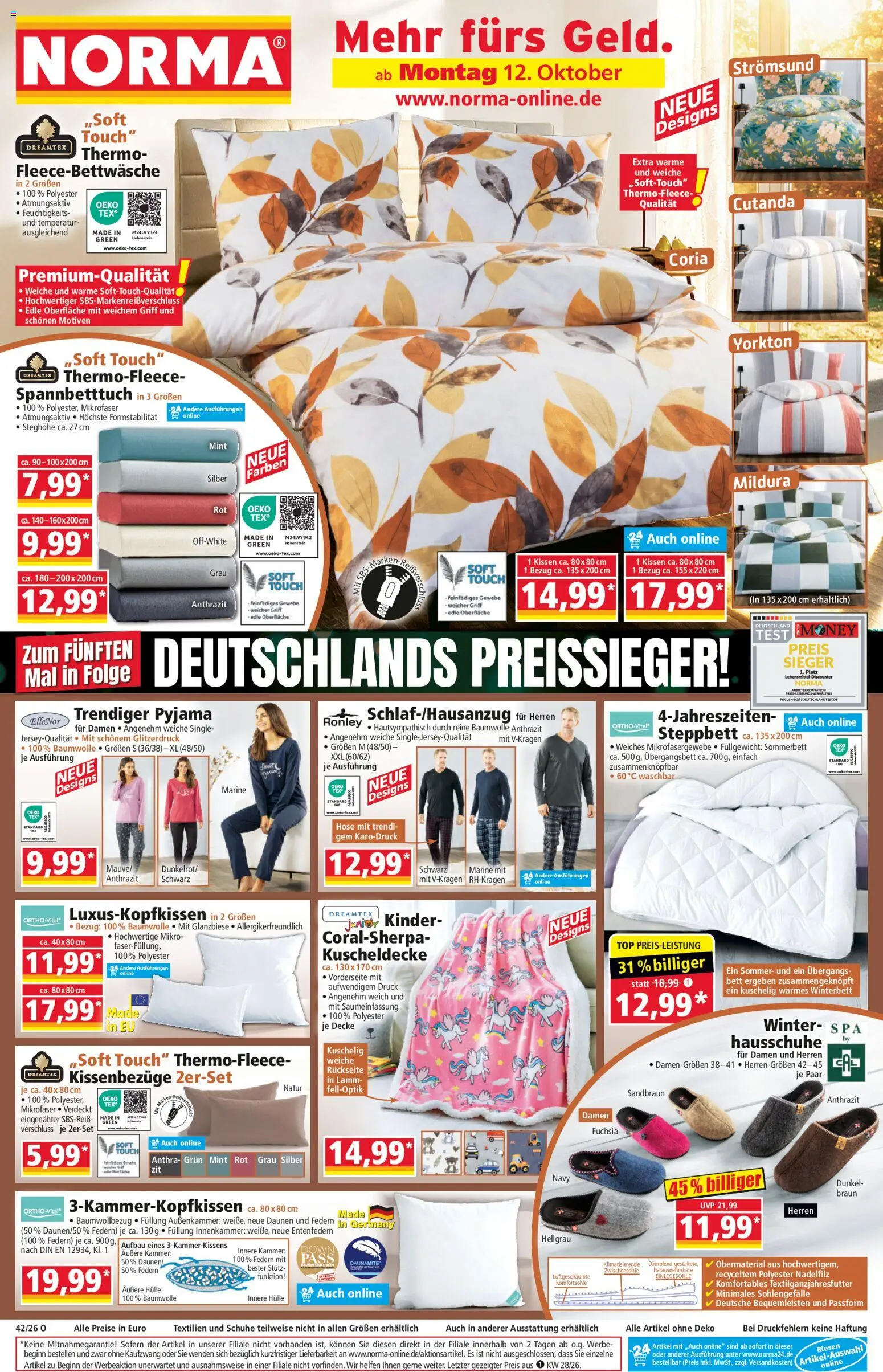 Vorschau von dem Prospekt des Geschäftes Norma, gültig ab dem 12.10.2026