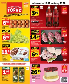 Pogląd gazetki "Topaz gazetka" ze sklepu Topaz ważnej od 13.08.2026