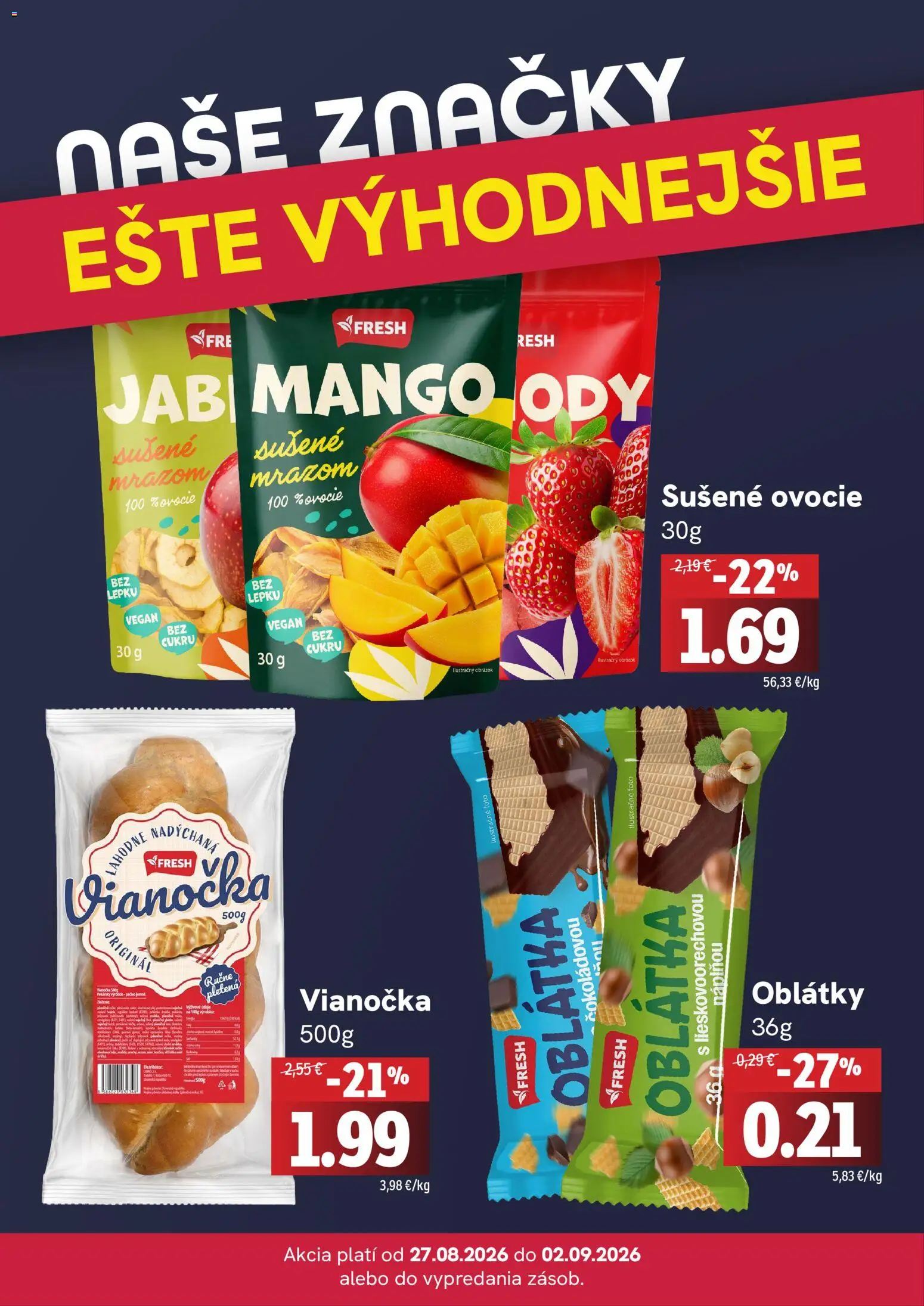 Náhľad Fresh letáku platného od 27.08.2026