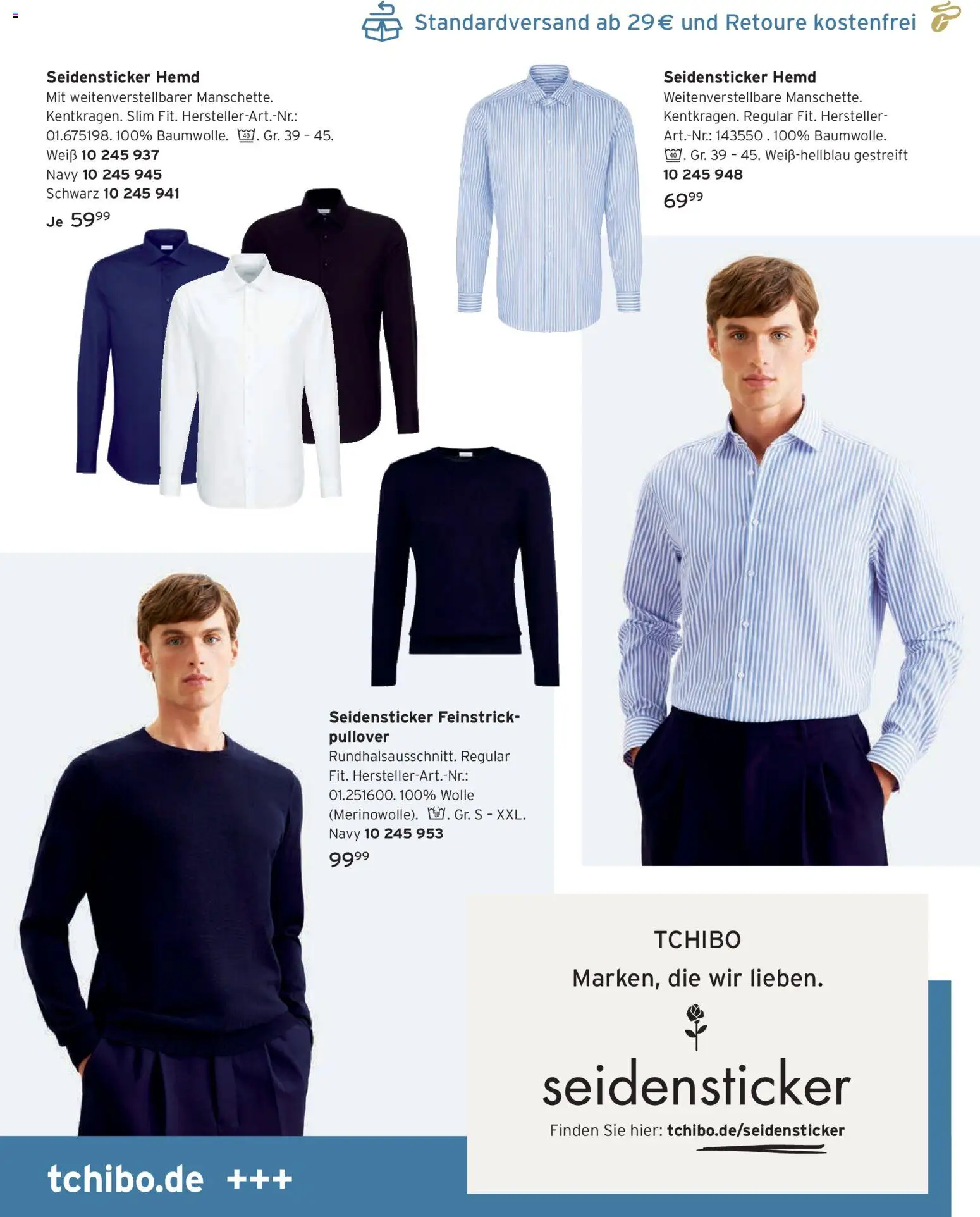 Vorschau von dem Prospekt des Geschäftes Tchibo, gültig ab dem 11.09.2026 - Pullover, Hemd
