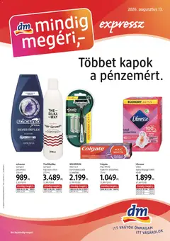 DM Drogerie Markt - DM Drogerie Markt akciós újság megtekintése, amely érvényes 2026.08.13.-től