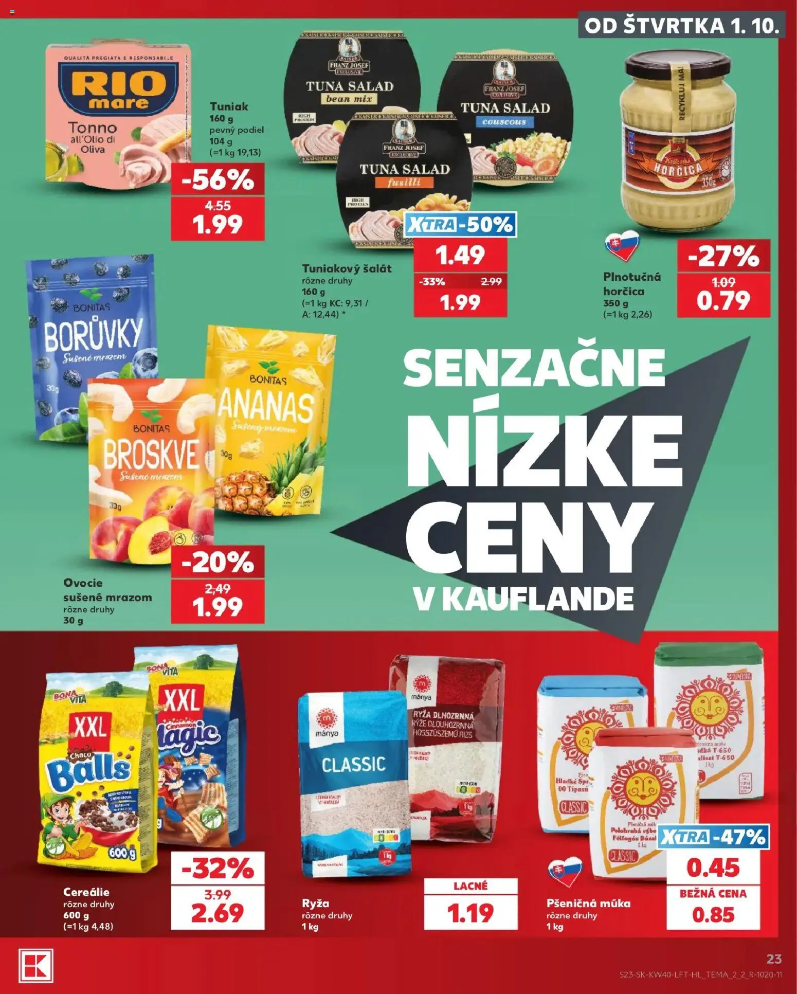 Náhľad Kaufland letáku platného od 01.10.2026