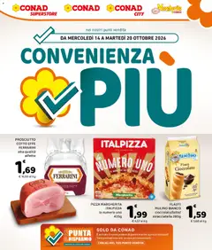 Anteprima dell'opuscolo Conad volantino Convenienza Più Sicilia dal negozio Conad valido da 14/10/2026