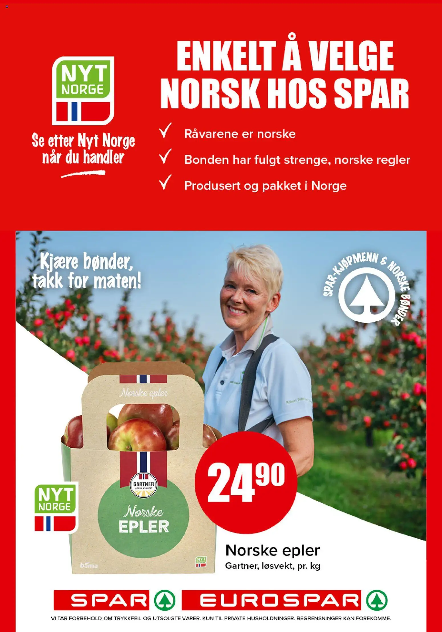 Forhåndsvis Spar kundeavis fra butikk Spar gyldig fra 21/09/2026