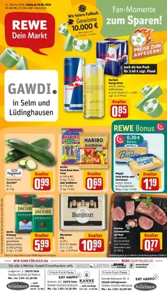Vorschau von dem Prospekt des Geschäftes Rewe, gültig ab dem 29.06.2026