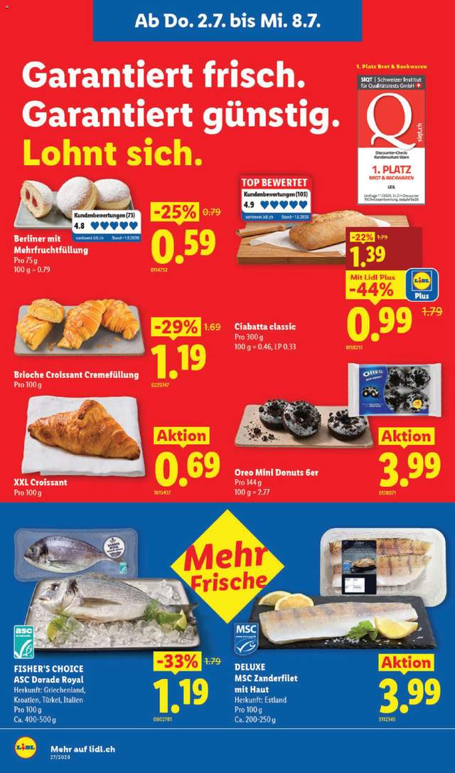 Neue Lidl Aktionen ab 02.07.