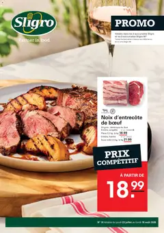 Voorbeeld van Sligro Promo van winkel Sligro geldig vanaf 23/07/2026