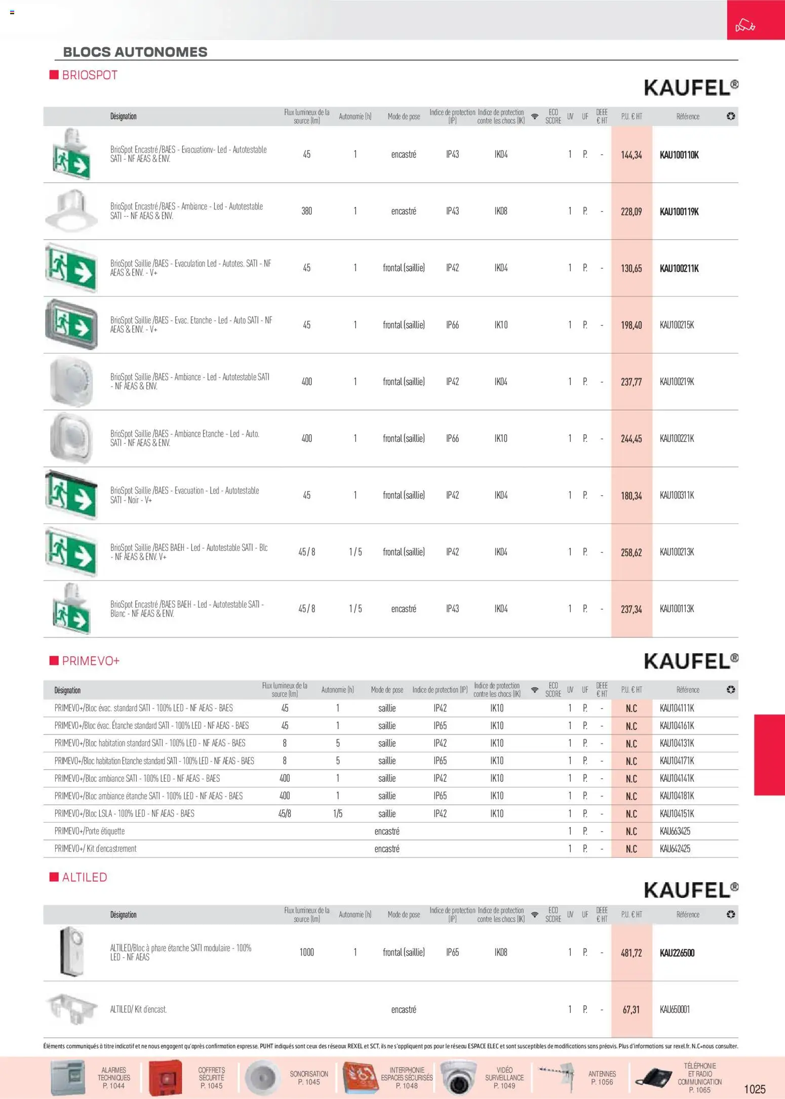 Prévisualisation de Brochure sécurité, communication du magasin Rexel formulaire valide 18/11/2025 - Vidéo, Radio, Étiquette