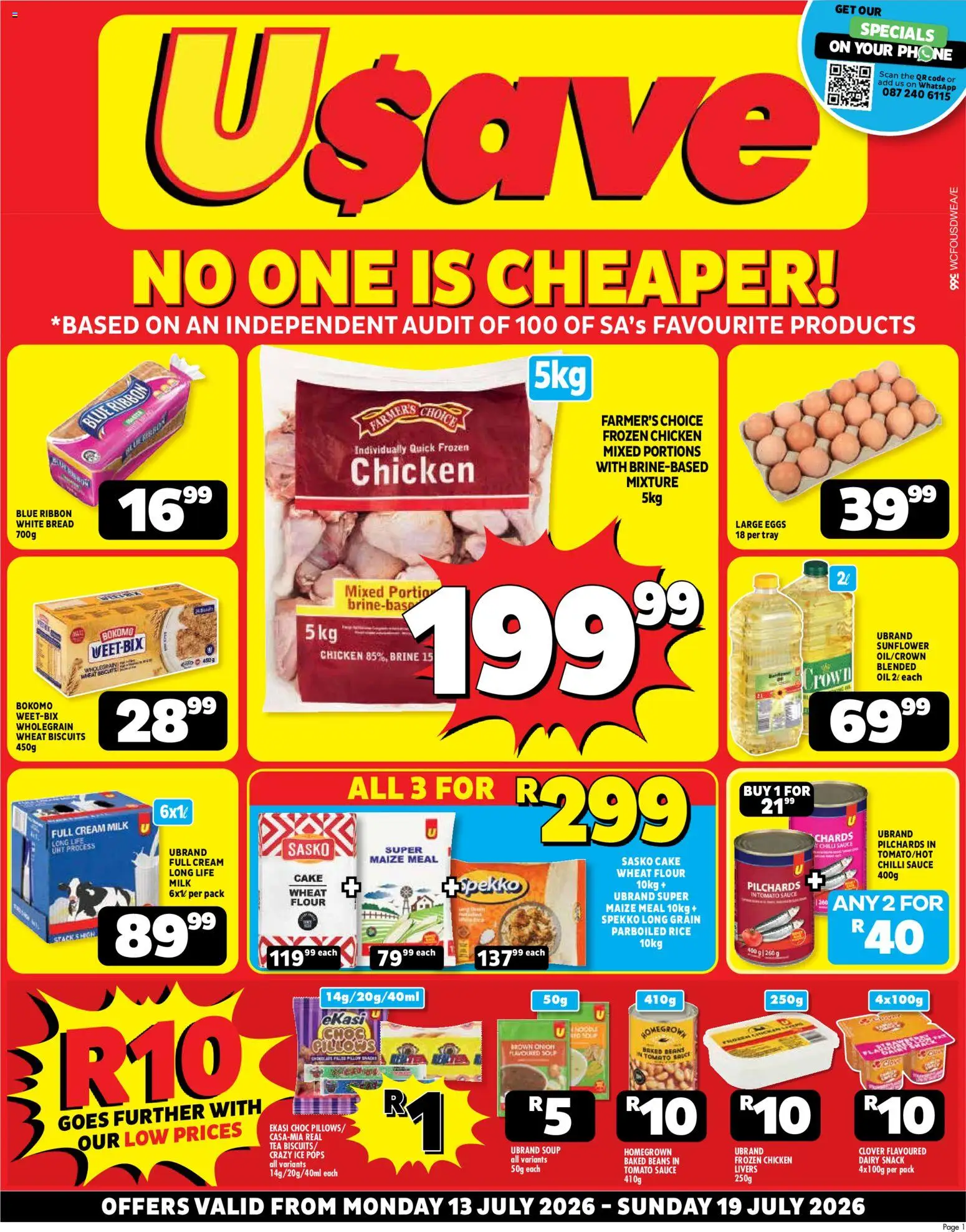 Preview of Usave flyer valid from 13/07/2026