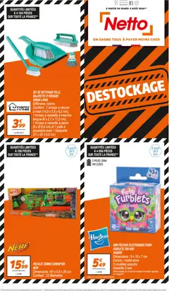 Prévisualisation de Netto destockage août du magasin Netto formulaire valide 04/08/2026