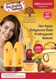 Rossmann Rossmann -Saç Bakım Festivali Kataloğu 30.07.2026 - Broşürünün önizlemesi