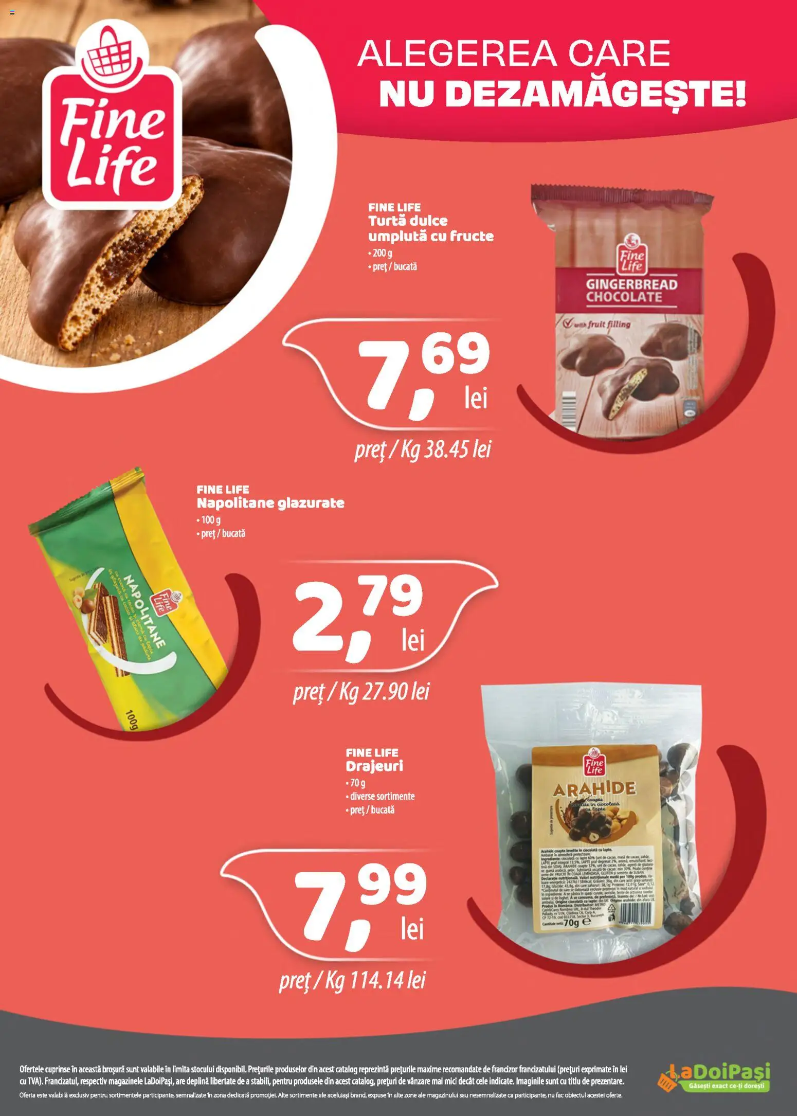 Previzualizarea de cataloage: LaDoiPași LaDoiPași Catalog valabil de la 01.11.2026 - Mici, Ciocolată, Lapte, Fructe, Unt, Cacao, Napolitane, Turtă dulce