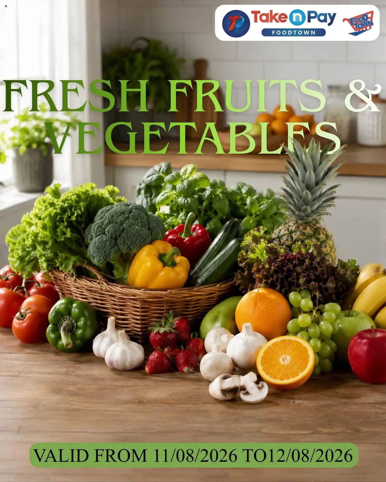 Preview of Take n Pay flyer valid from 11/08/2026 - Vegetables