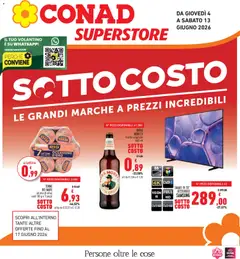 Anteprima dell'opuscolo Conad volantino Superstore Piemonte dal negozio Conad valido da 04/06/2026