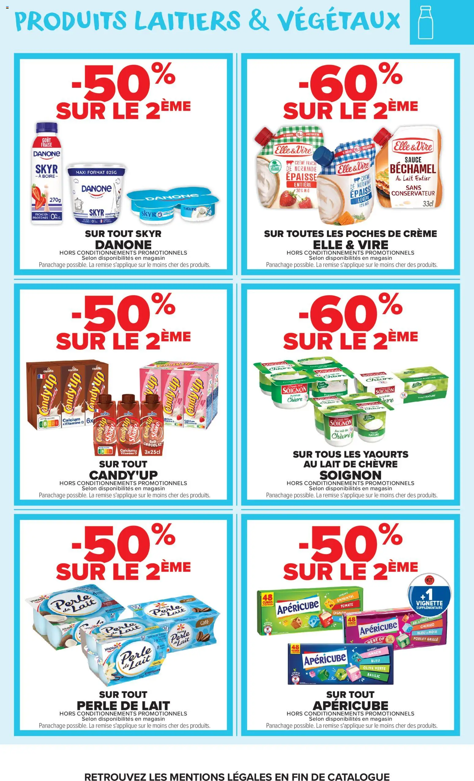 Prévisualisation de Carrefour Market catalogue du magasin Carrefour Market formulaire valide 27/10/2026 - Café, Béchamel, Poulet, Lait, Jambon, Chorizo, Produits laitiers, Perle de lait