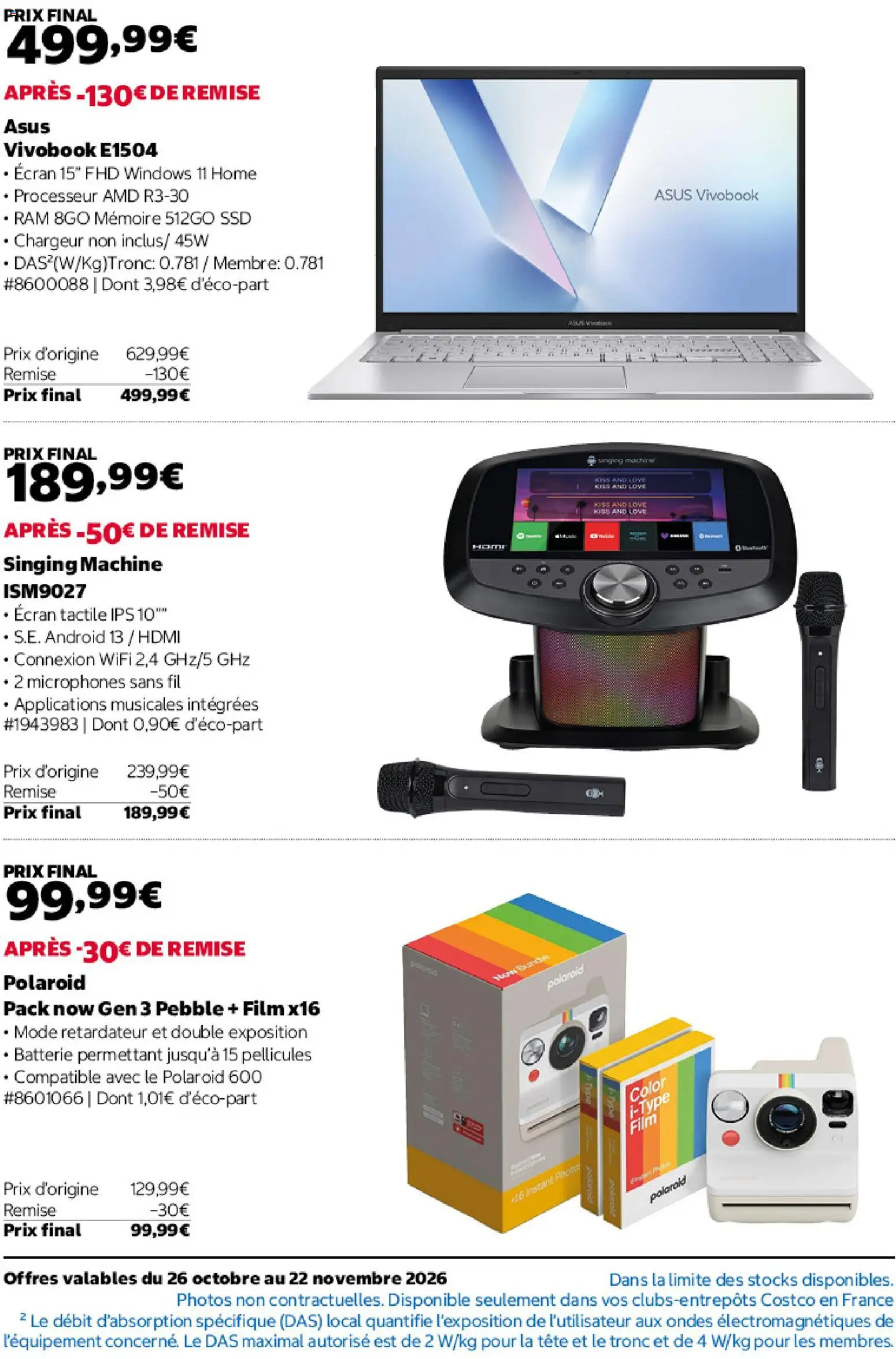Prévisualisation de Costco catalogue du magasin Costco formulaire valide 26/10/2026 - Batterie