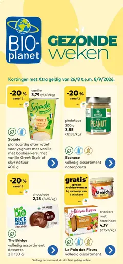 Prévisualisation de BioPlanet Folder du magasin BioPlanet formulaire valide 26/08/2026
