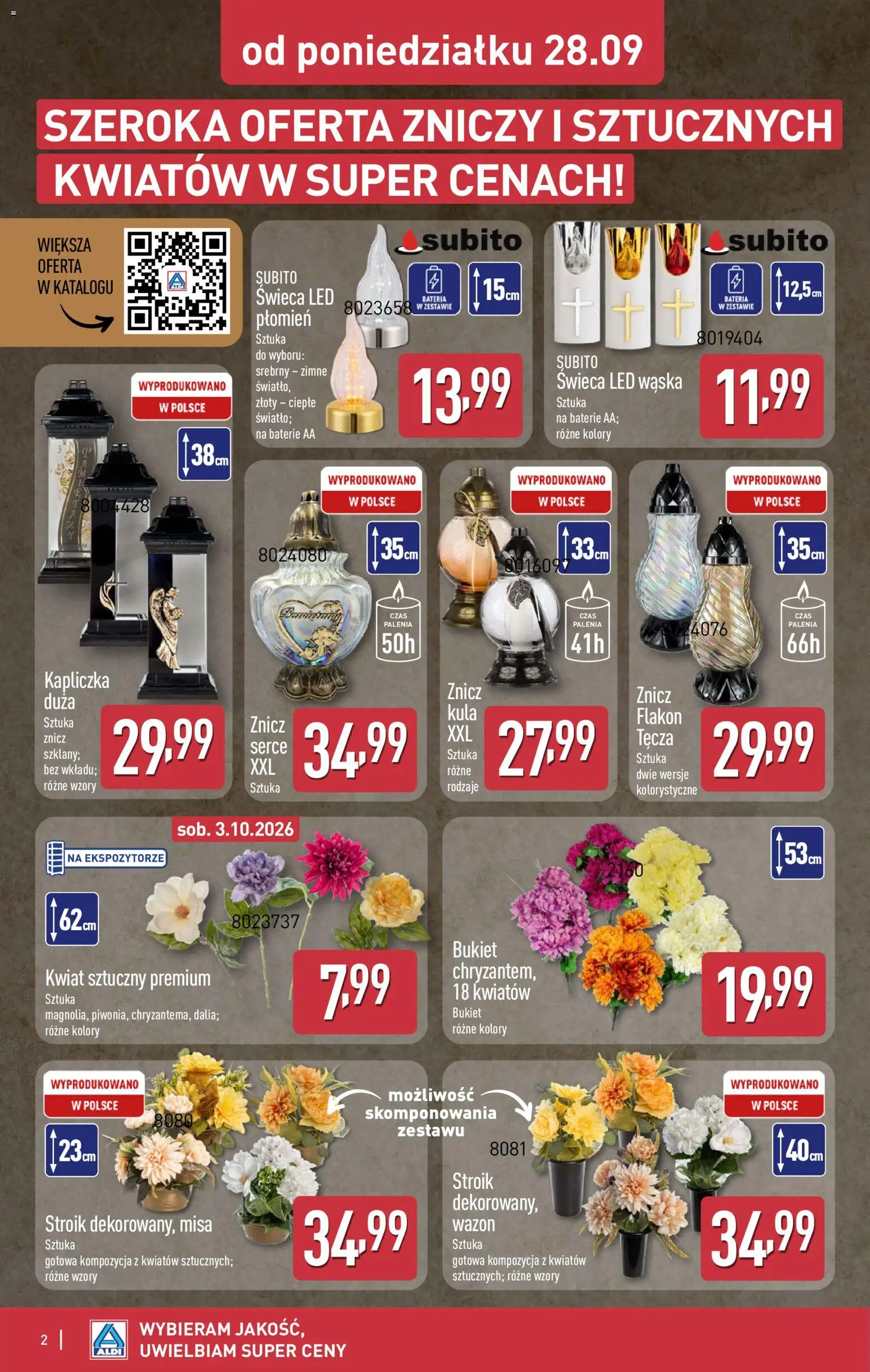 Pogląd gazetki "Aldi gazetka - Artykuły przemysłowe i tekstylia" ze sklepu Aldi ważnej od 30.09.2026