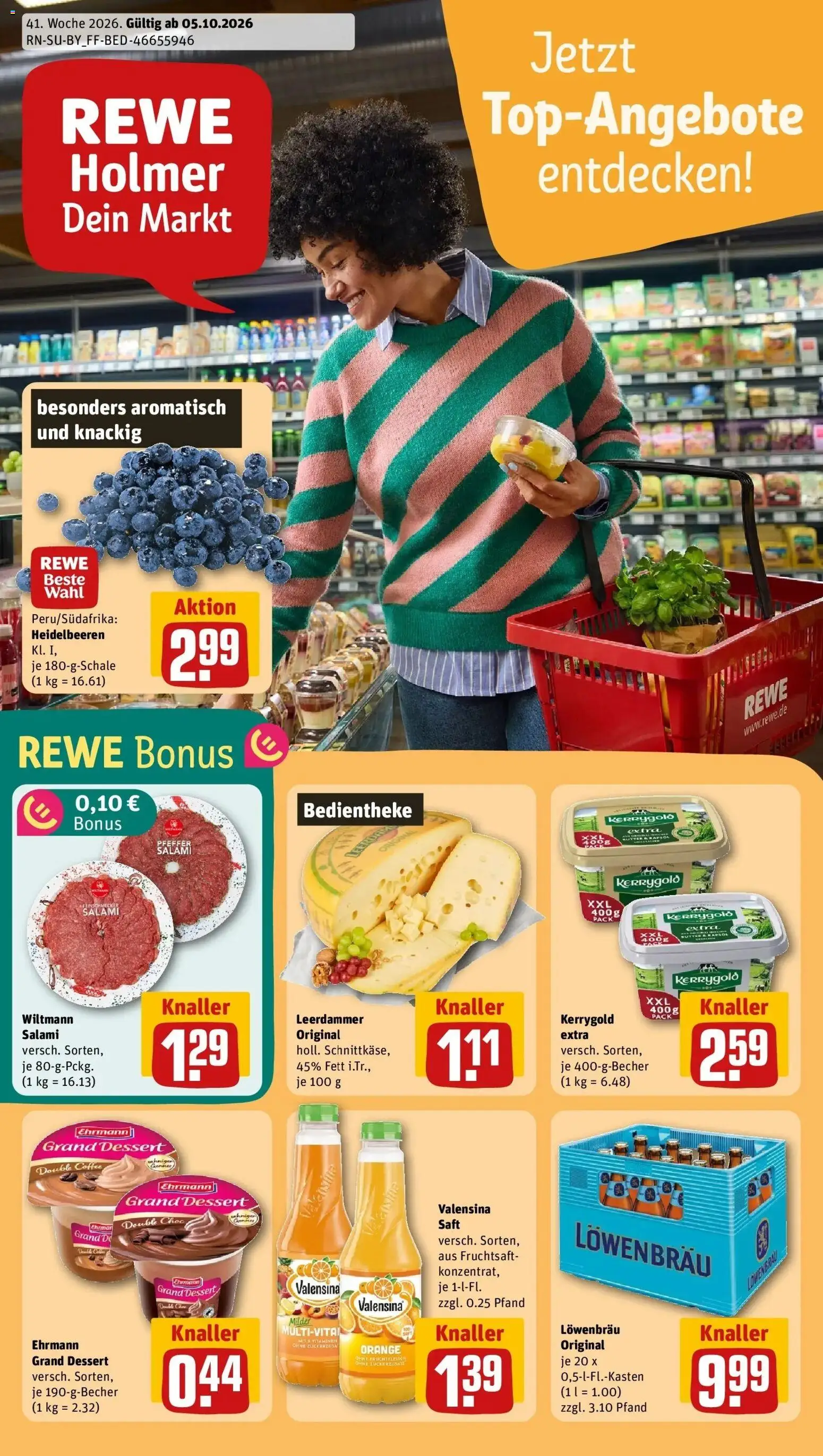 Vorschau von dem Prospekt des Geschäftes Rewe, gültig ab dem 05.10.2026
