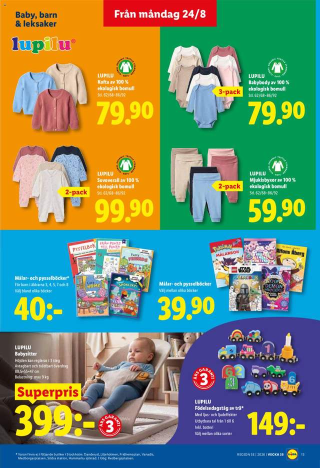 Nytt Lidl reklamblad från 24/08
