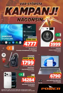 Förhandsgranska reklamblad Power erbjudanden från butik Power gäller från 24/09/2026