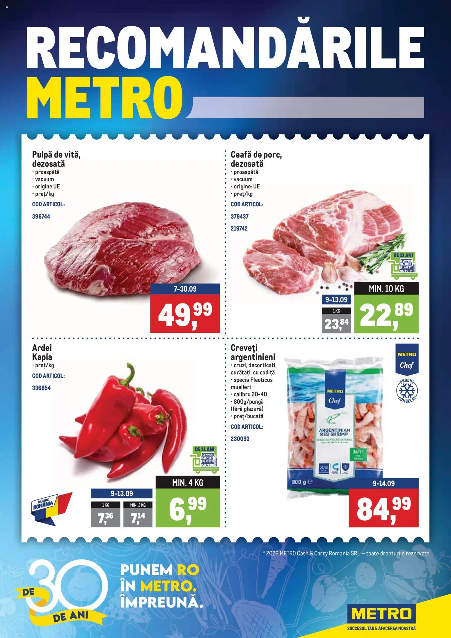 Previzualizarea de cataloage: Metro Metro Catalog valabil de la 07.09.2026