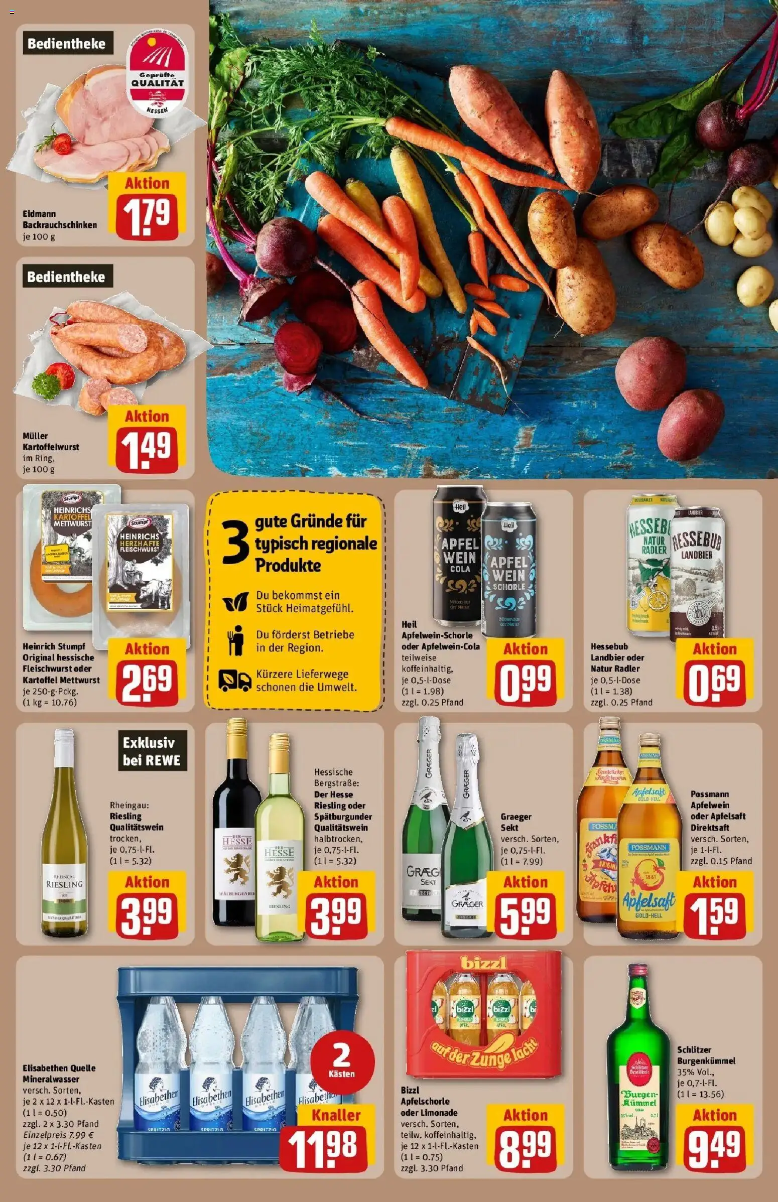 Vorschau von dem Prospekt des Geschäftes Rewe, gültig ab dem 26.10.2026