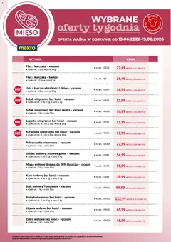 Pogląd gazetki "Makro gazetka - Wybrane oferty tygodnia w dostawie" ze sklepu Makro ważnej od 13.06.2026
