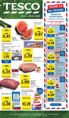 Náhľad Tesco letáku platného od 24.06.2026