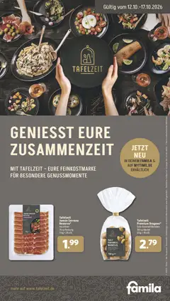 Vorschau von dem Prospekt des Geschäftes Famila Nordwest, gültig ab dem 12.10.2026