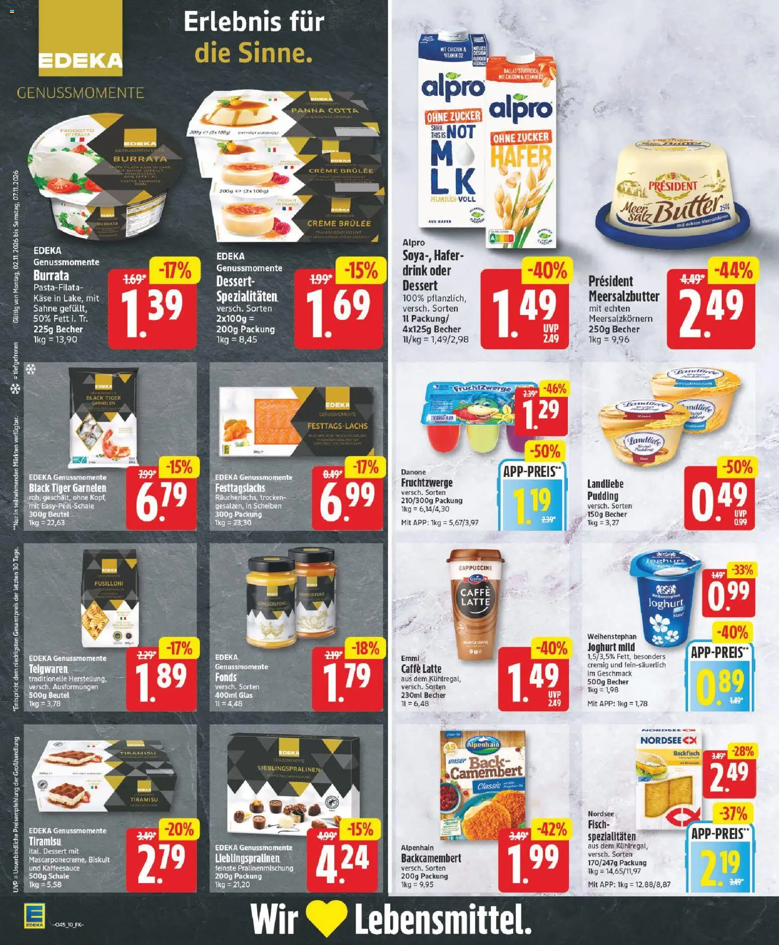 Vorschau von dem Prospekt des Geschäftes Edeka, gültig ab dem 02.11.2026