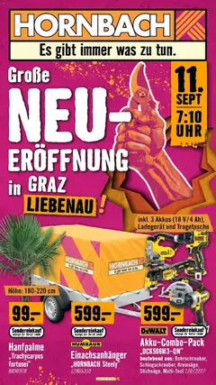 Vorschau der Angebote: Hornbach Hornbach Große Neueröffnung gültig ab 02.09.2026
