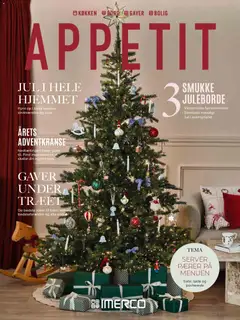 Eksempel på tilbudsavis Imerco - Tilbudsavis - Appetit Jul fra butik Imerco gyldig fra 23/10/2026