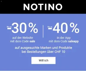 Vorschau des Merkblatts Notino vom Shop Angebote gültig von 27.07.2026 bis 