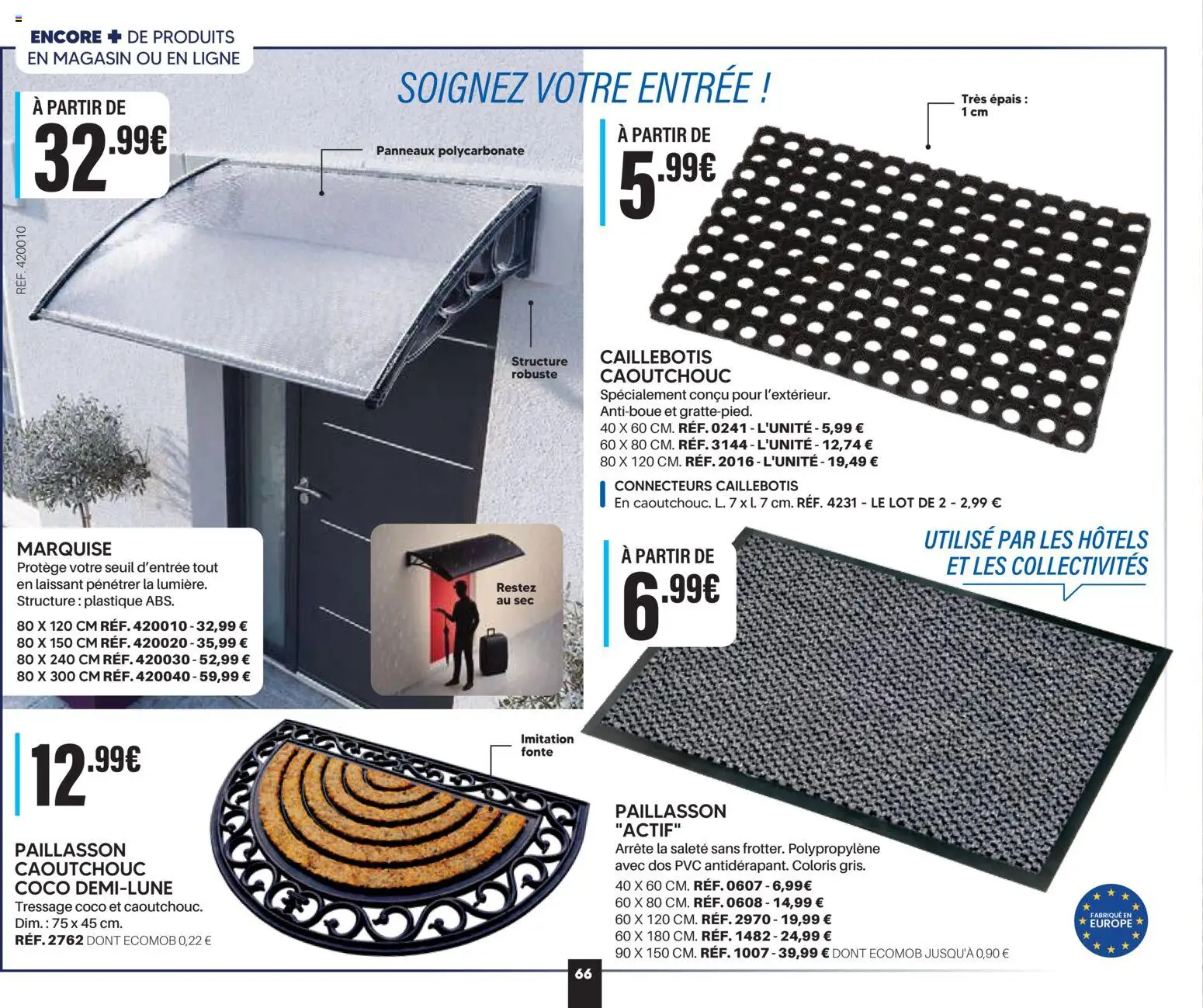 Prévisualisation de Shopix Catalogue Autome-Hiver 2026/2027 du magasin Shopix formulaire valide 01/09/2026 - Coco, Caillebotis, Paillasson