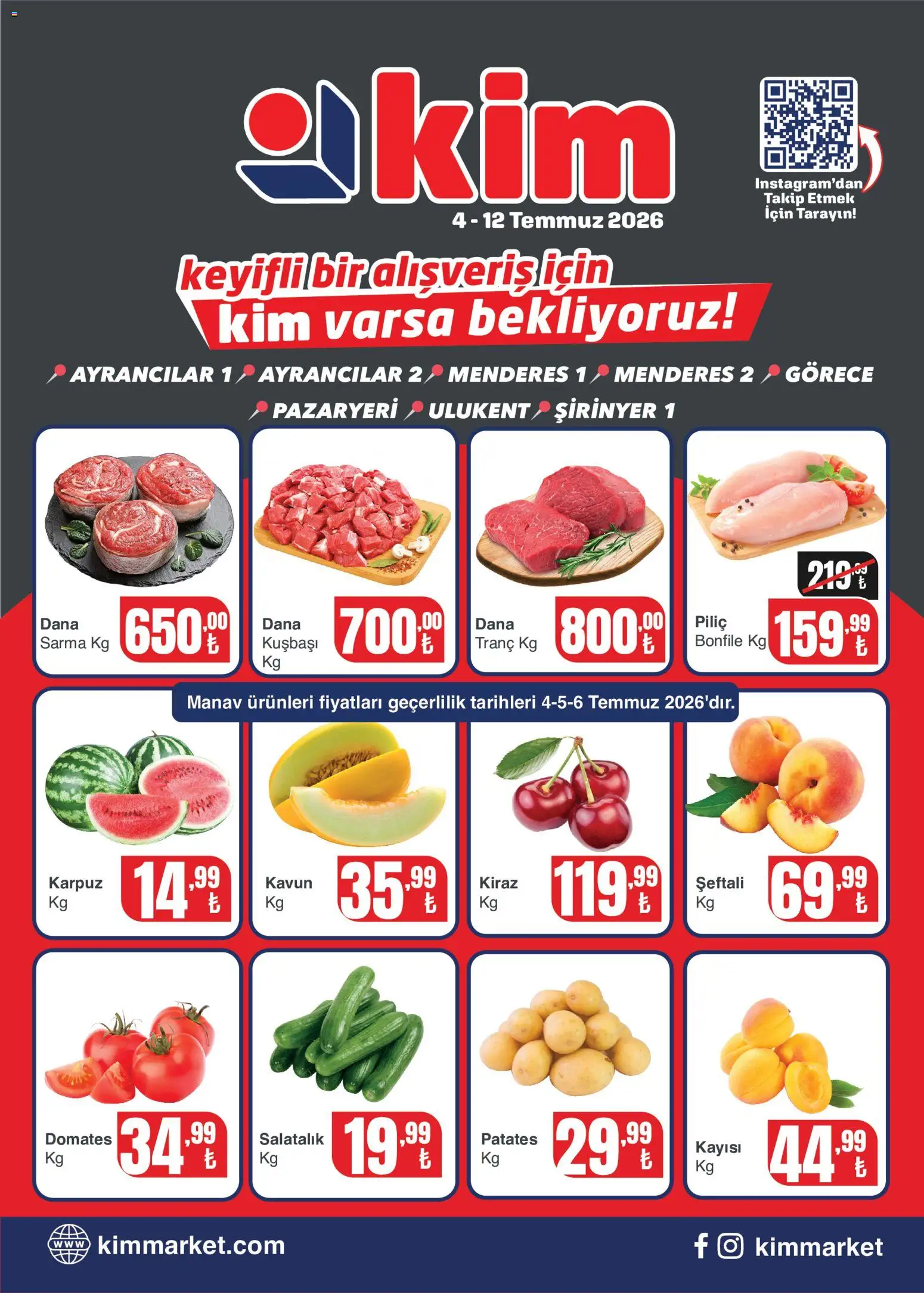 Kim Market Kim Market Katalog 04.07.2026 - Broşürünün önizlemesi