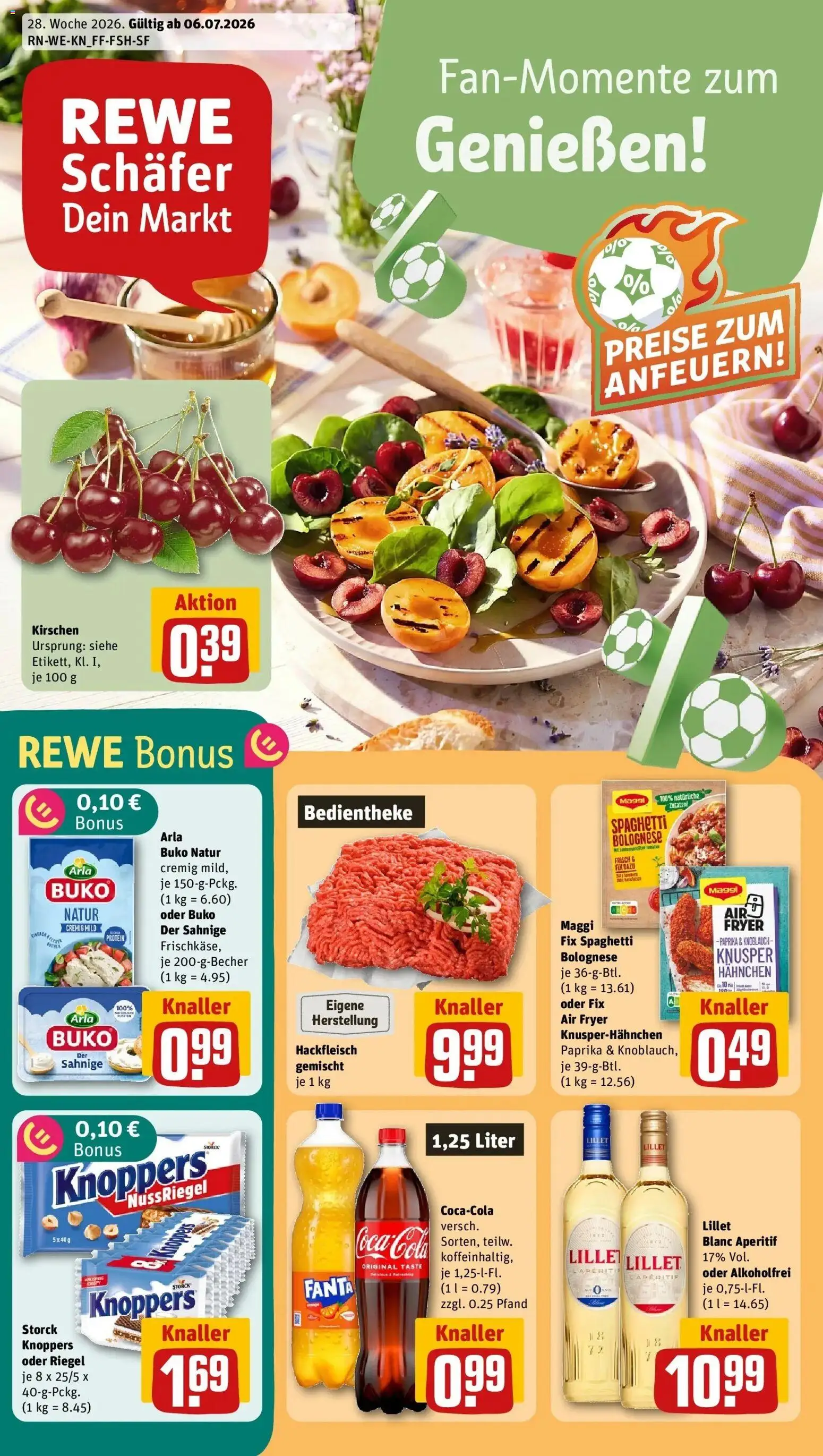 Vorschau von dem Prospekt des Geschäftes Rewe, gültig ab dem 05.07.2026