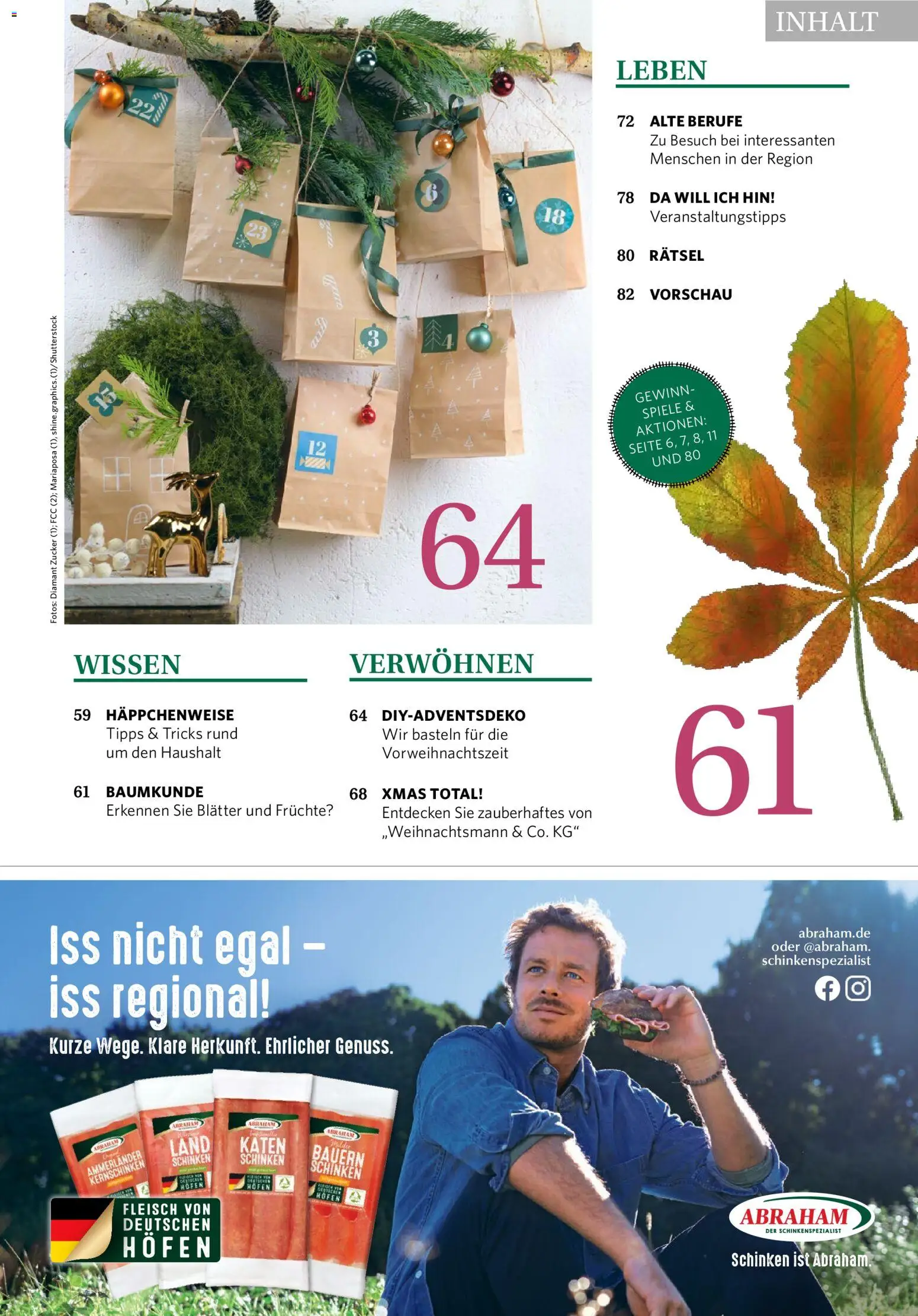 Vorschau von dem Prospekt des Geschäftes Famila Nordwest, gültig ab dem 01.11.2026 - Fleisch, Zucker, Schinken