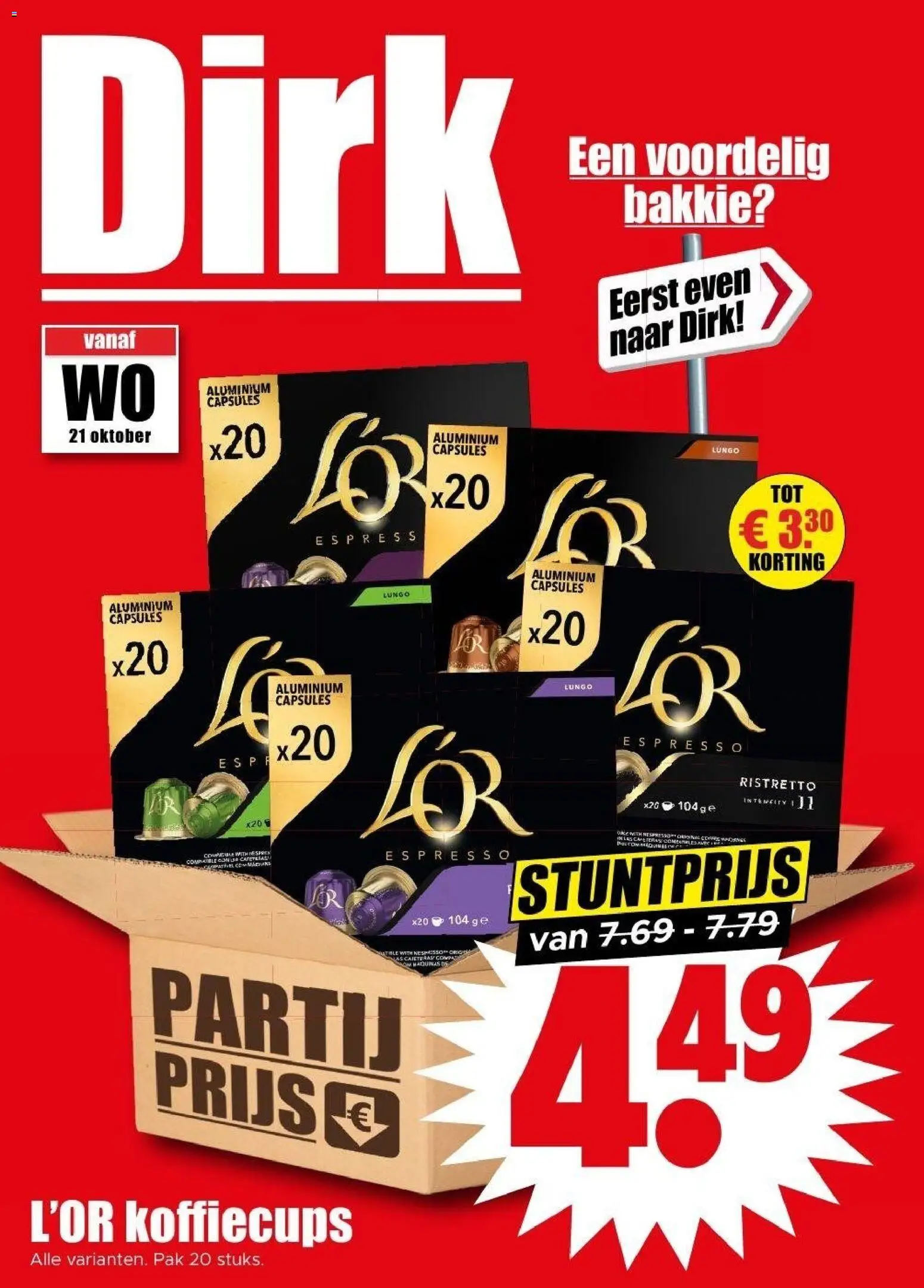 Voorbeeld van Dirk folder van winkel Dirk geldig vanaf 21-10-2026