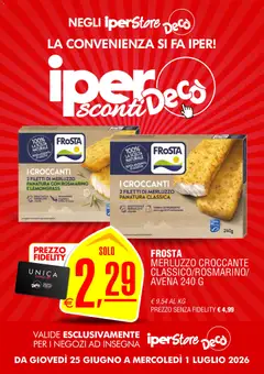 Anteprima dell'opuscolo Decò volantino iperStore dal negozio Decò valido da 25/06/2026