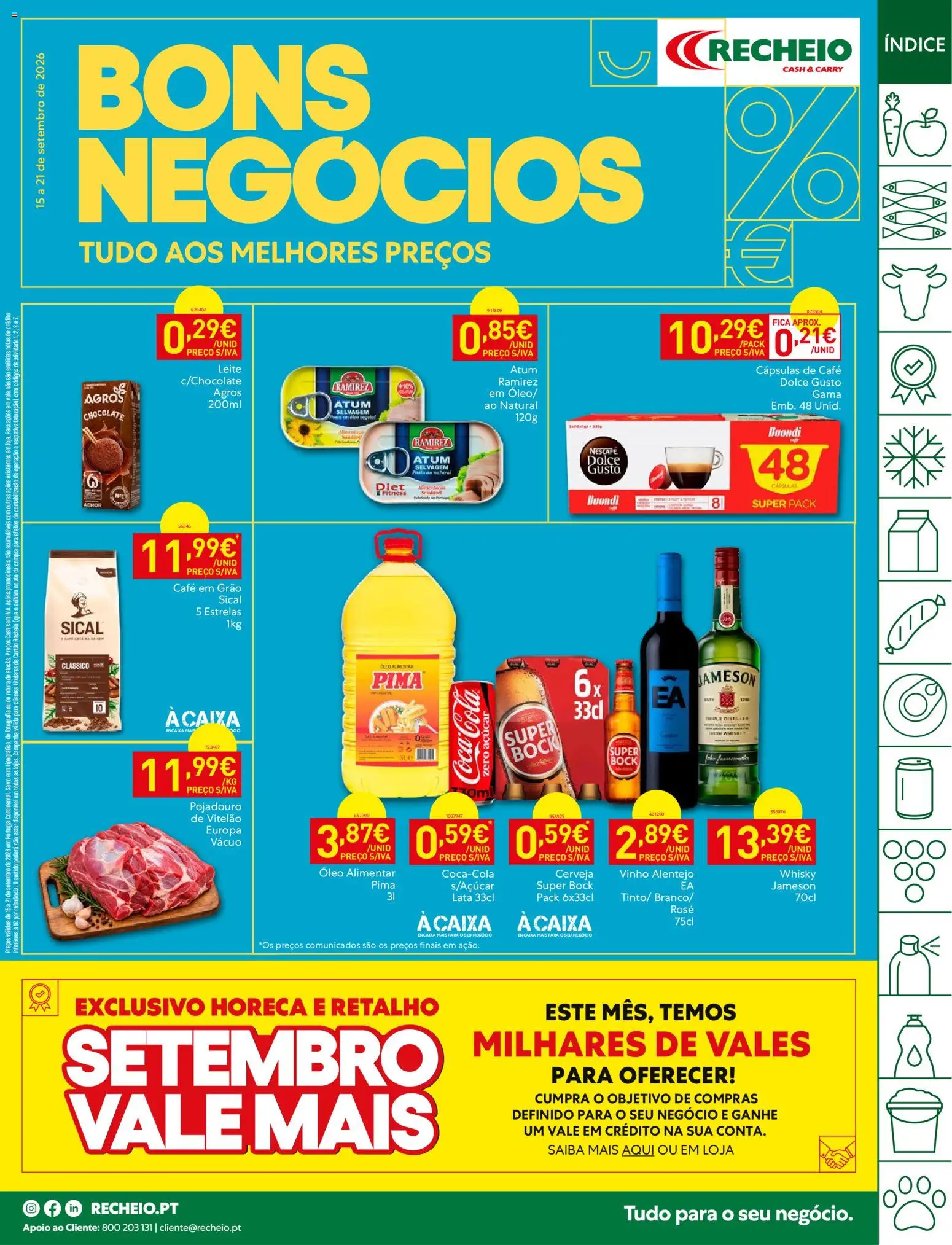 Pré-visualização do folheto da loja Recheio válida a partir de 15/09/2026