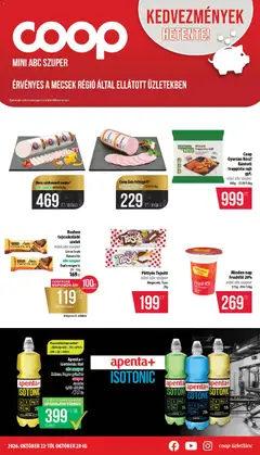COOP - COOP - Mini & Abc & Szuper / Mecsek megtekintése, amely érvényes 2026.10.22.-től